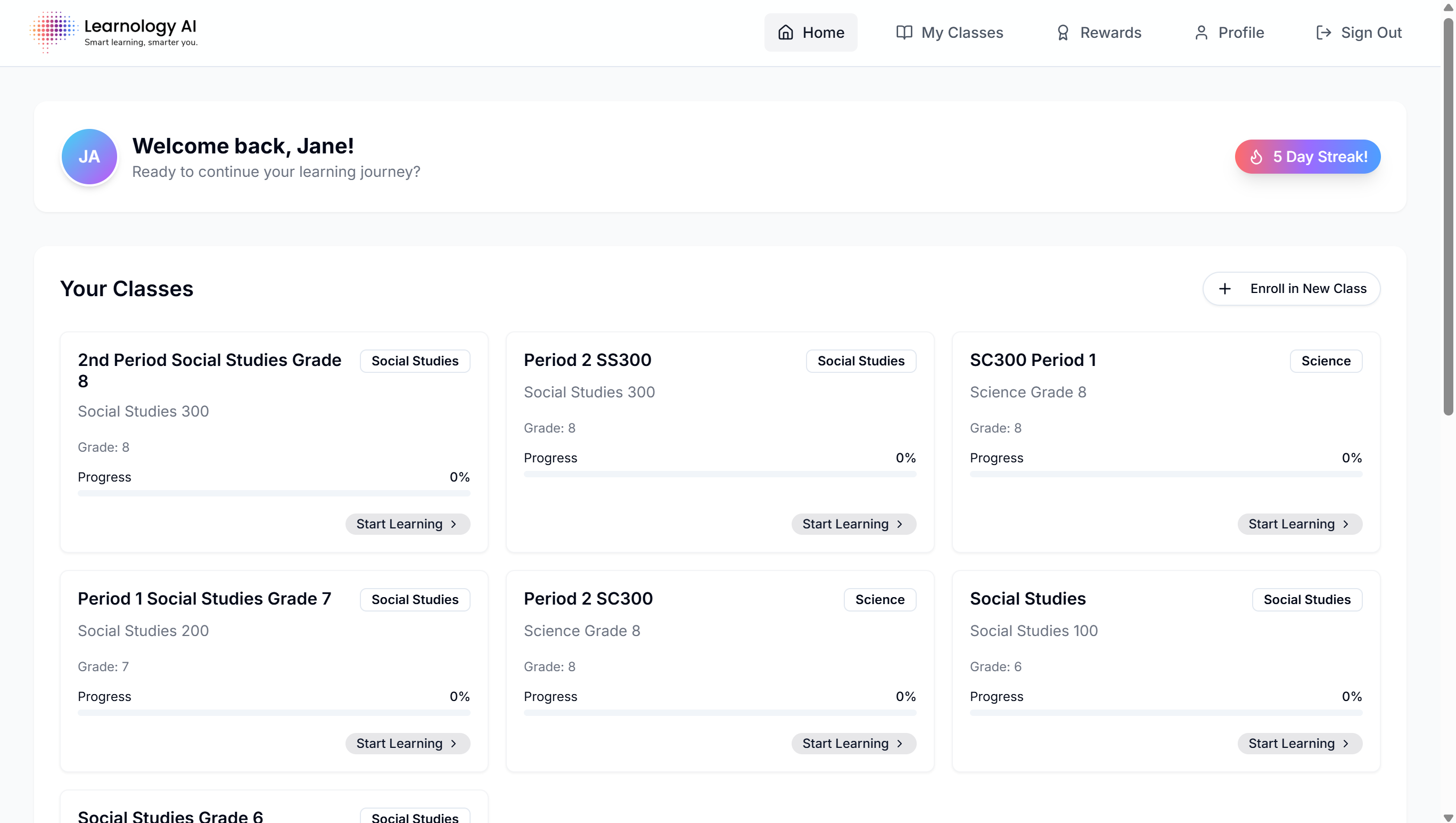 Student Dashboard
